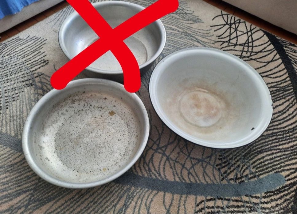 Продам миски большие нержавейка/эмалированая