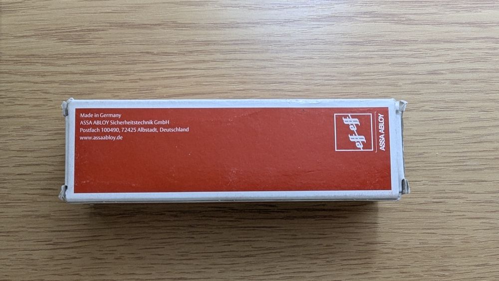 Nowy elektrozaczep EffEff Assa Abloy 342U Q94 drzwi przeciwpożarowe