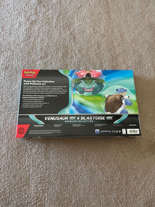 Pokémon Venusaur Ex & Blastoise Ex Premium Collection