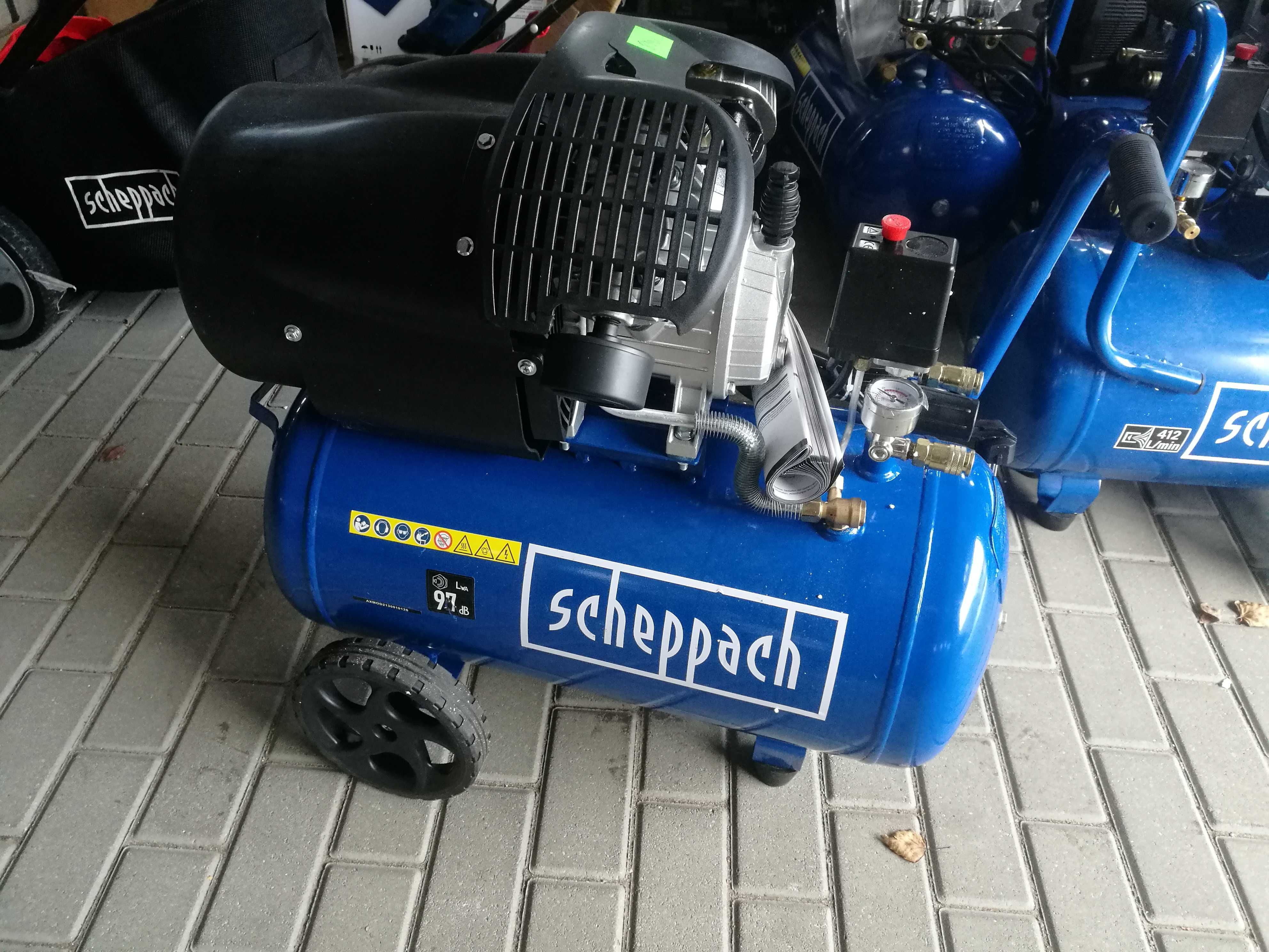 Scheppach HC53dc Kompresor olejowy 10bar 50l