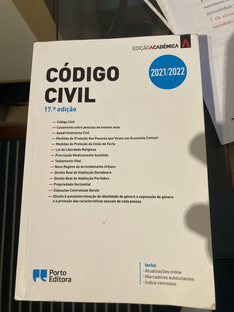 Codigo civil 2021 Porto Editora