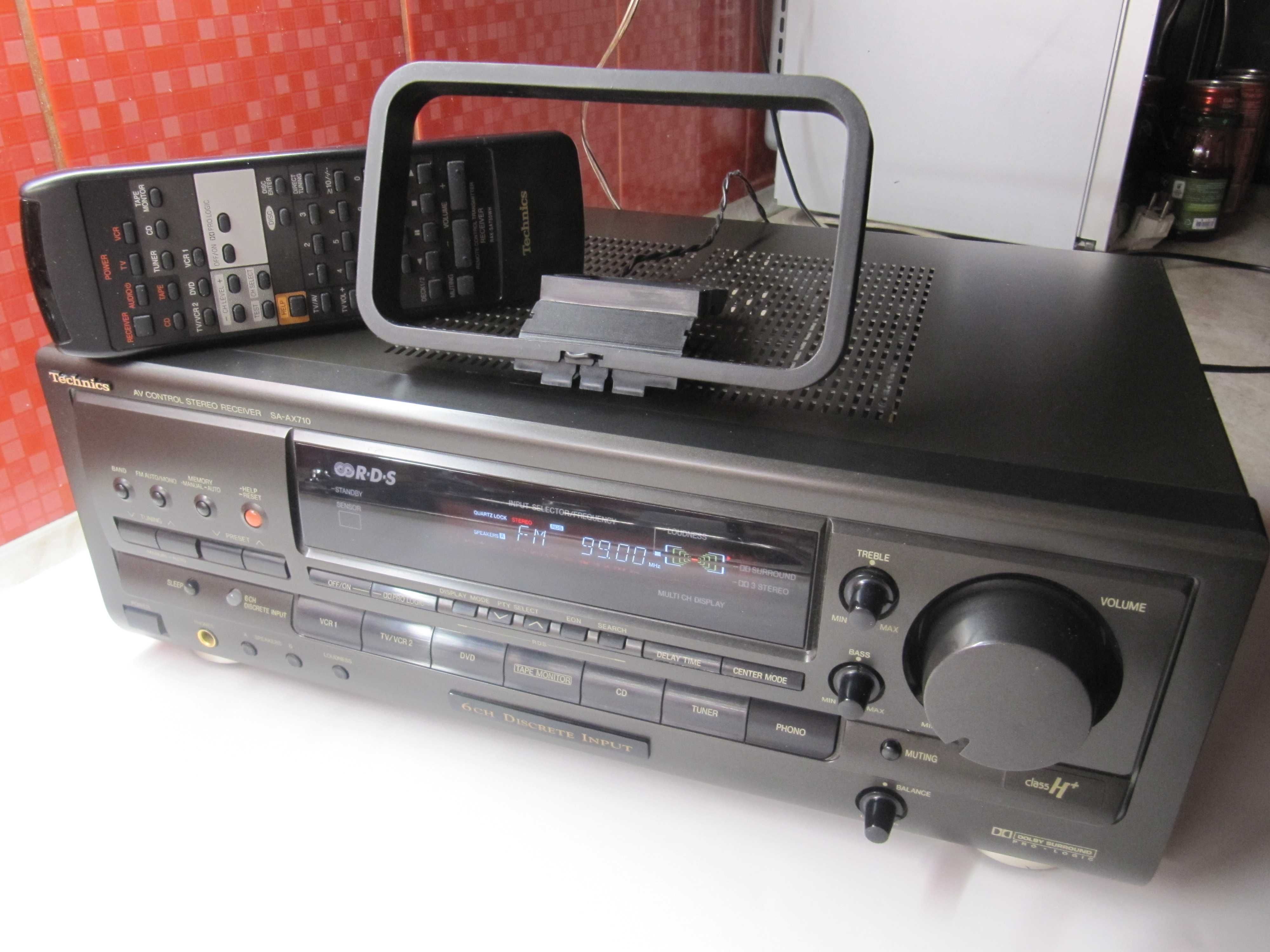 SUPER Усилитель/Тюнер TECHNICS SA-AX710 Hi-End AV Receiver Class «Н+»