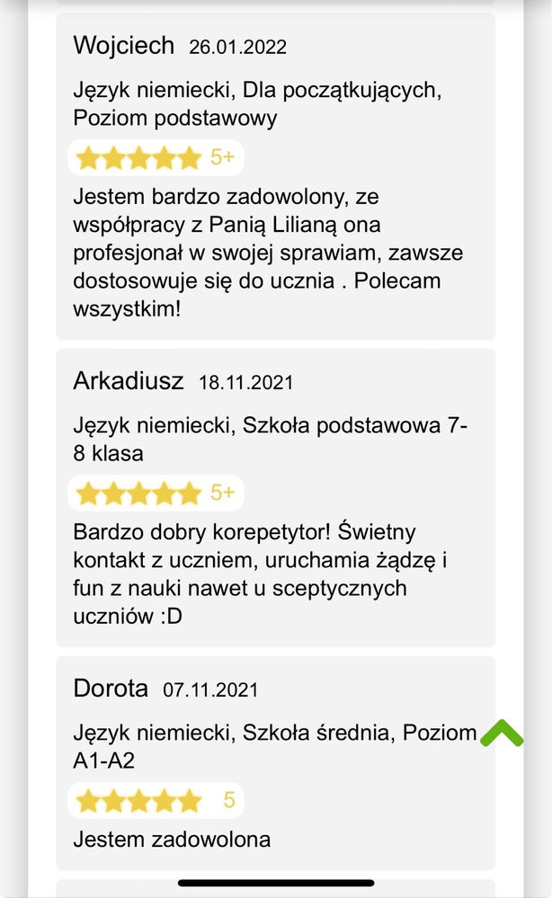 Nauczanie jezyka niemieckiego i angielskiego zapisy przez caly rok !