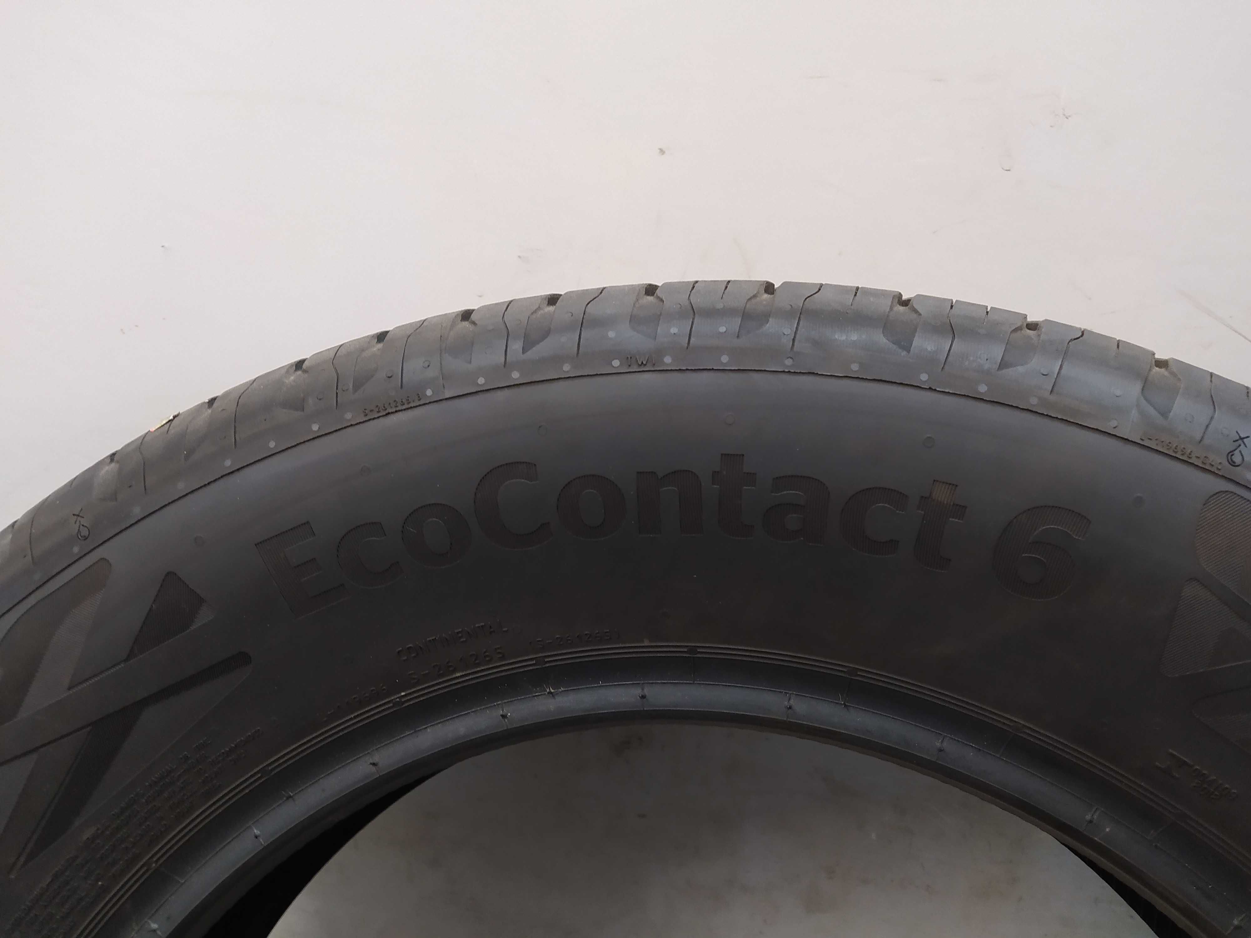 2x215/65R17 Continental EcoContact 6, 2021 rok, 99V, bieżnik 6,6mm