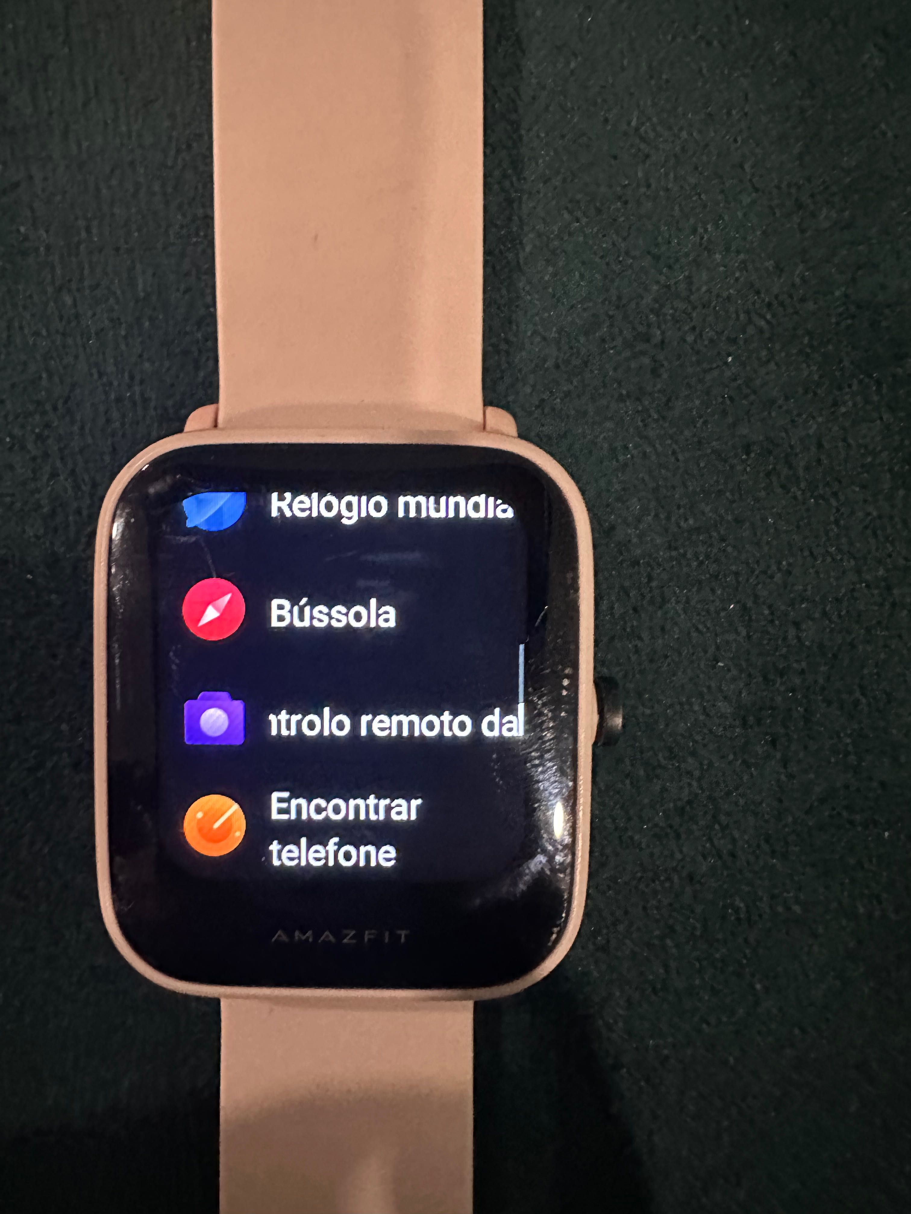 Relogio AMAZFIT cor Rosa