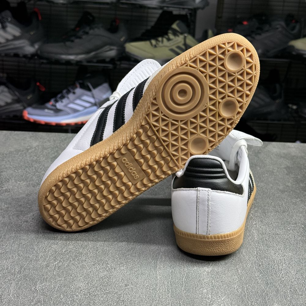 Білі кросівки шкіра Adidas Samba IG4279 ОРИГІНАЛ 100% 42 р