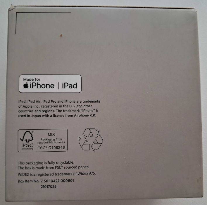 Proteses auditivas Widex "novo"