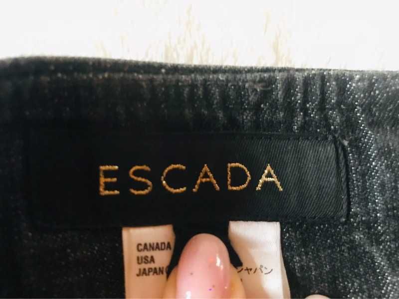 Escada spódnica czarny jeans 36 vintage