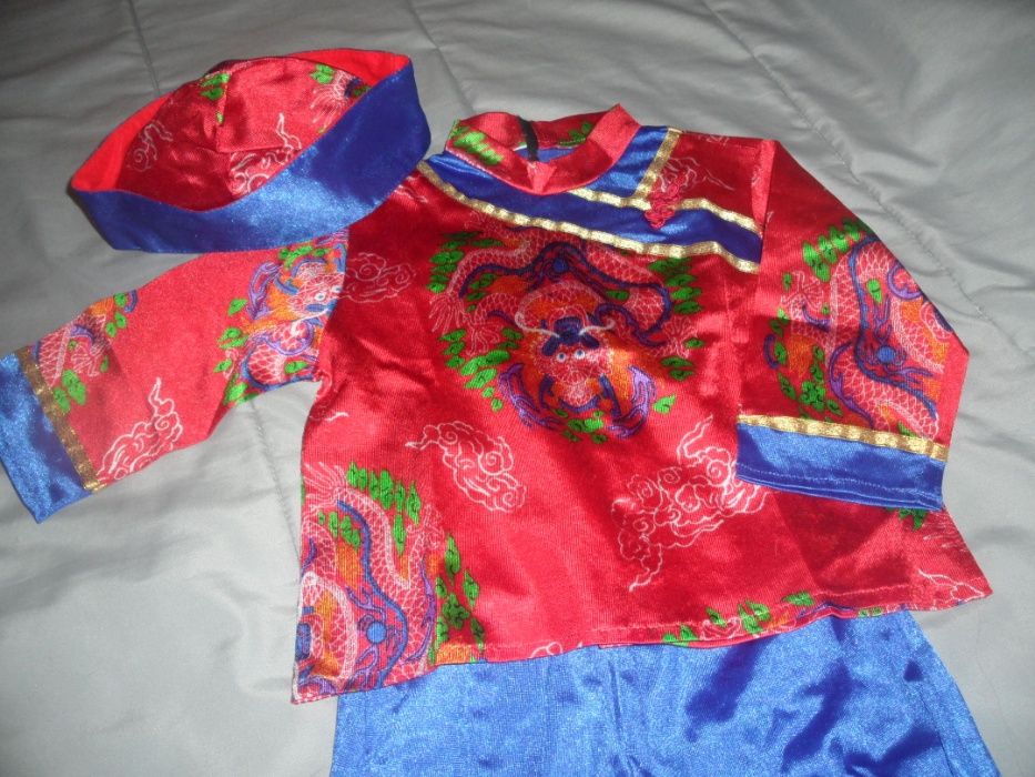 roupa Carnaval chinês