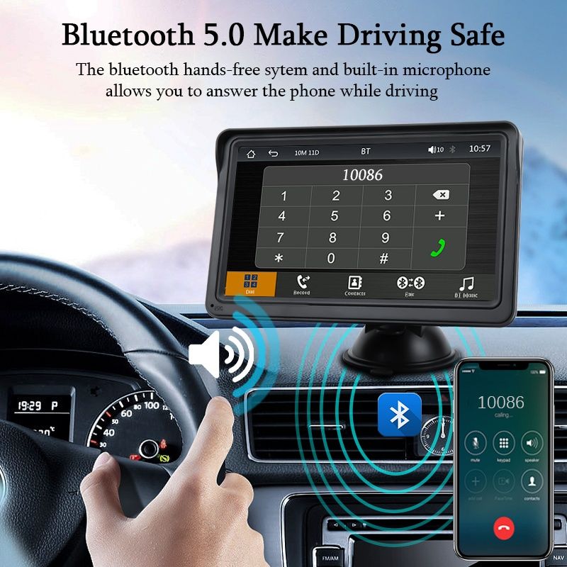 Carplay wireless android e iPhone 7"