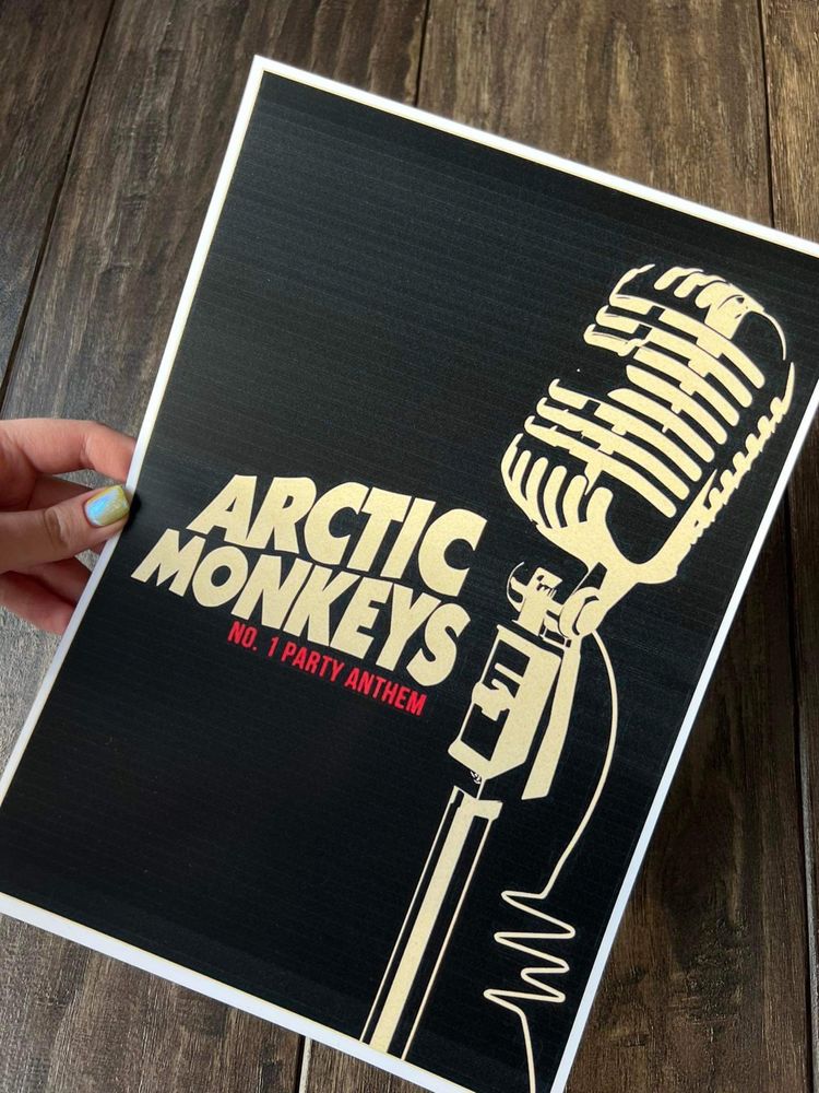 Plakat A4 kodak arctic monkeys