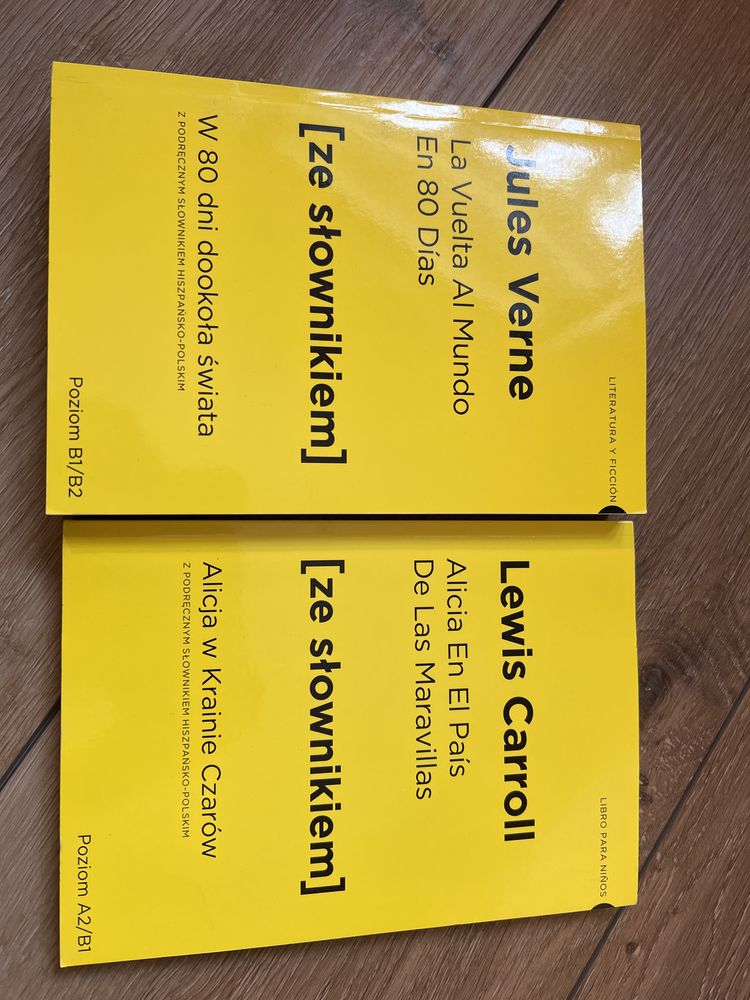Książki ze słownikiem hiszpańsko-polskim