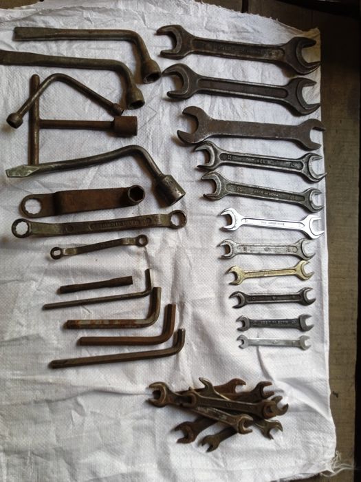 Ключи рожковые, накидные ссср 100грн/кг