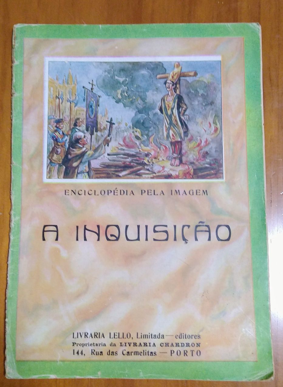 Livro Enciclopédia pela imagem- A Inquisição.