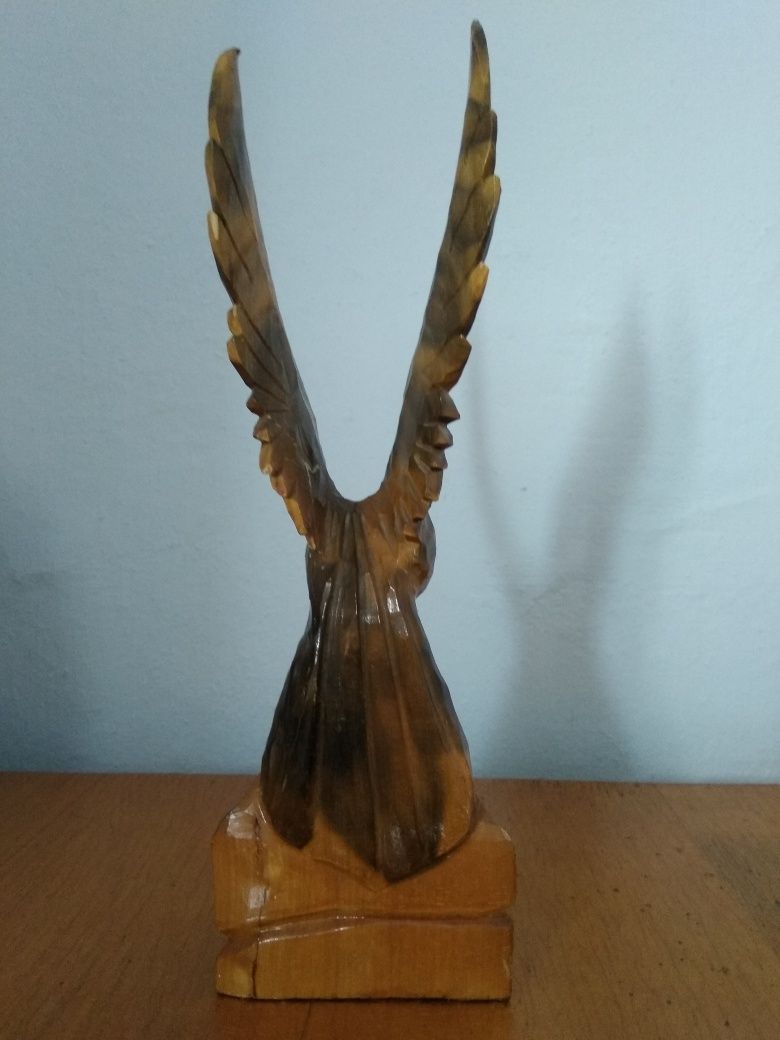 Статуэтка деревянная птица