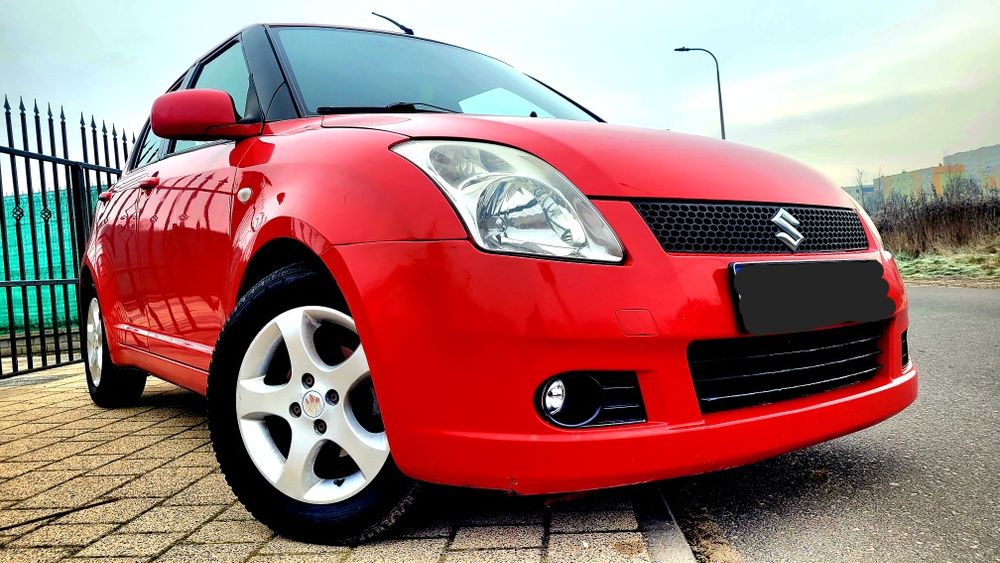 HIT!100 tys.PRZEBIEGU!Czerwony Książe!Suzuki Swift 1.3 benzyna z Klimą