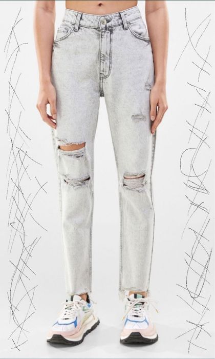 Джинсы, штаны рваные Bershka