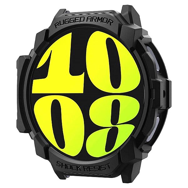Etui Spigen Rugged Armor na Samsung Galaxy Watch 7 (44 mm) - czarny ma