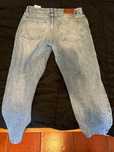 Calças de Ganga Pull and Bear, baggy, tamanho 44