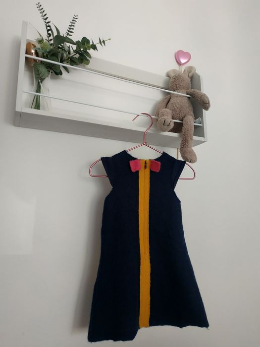 Vestido bebé menina DP...am 9 meses, 71 cm