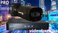 комплект камер видеонаблюдения IP POE AI Videobaza відеоспостереження