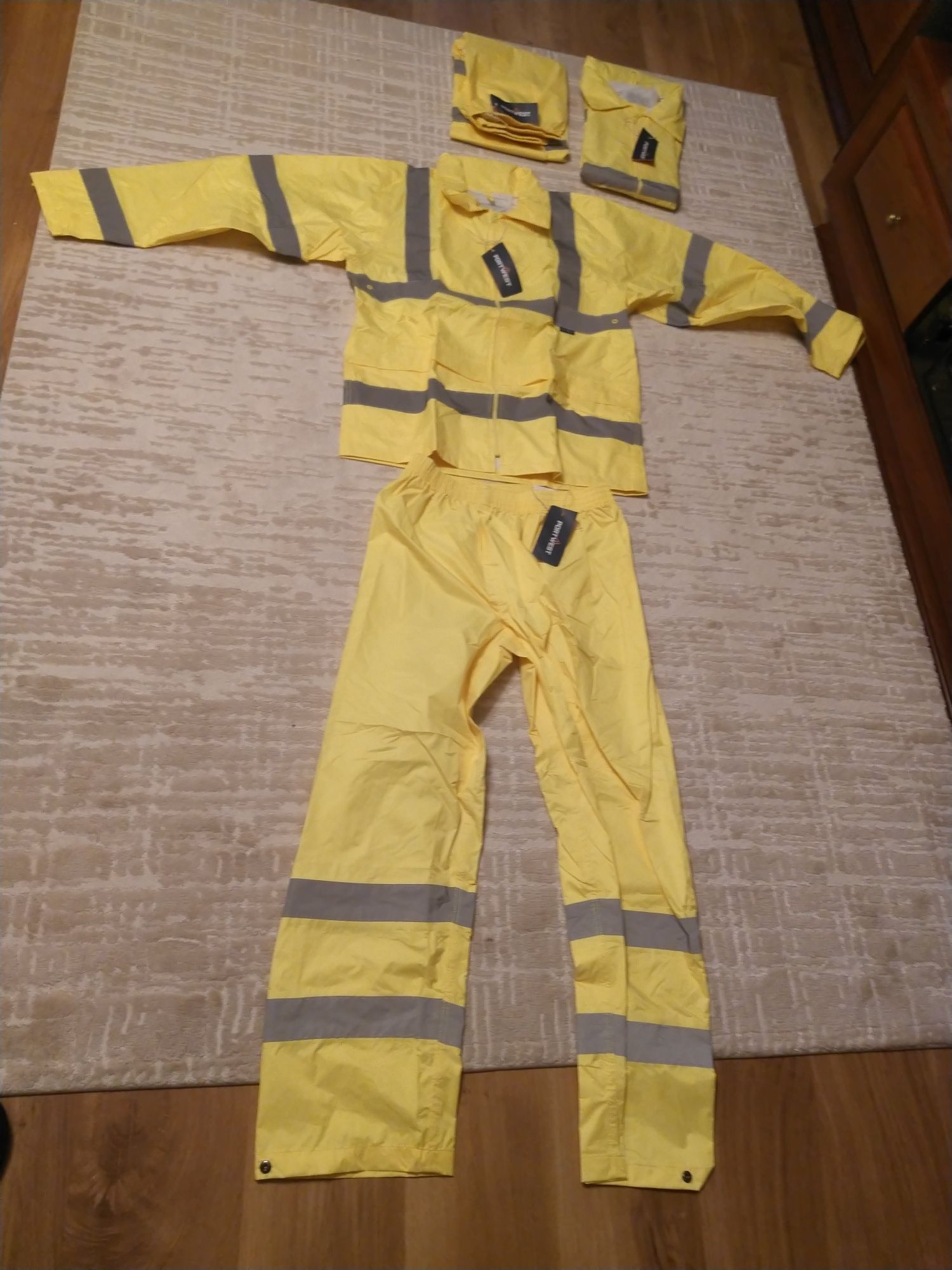 Kombinezon  żółty Portwest góra MspodnieL