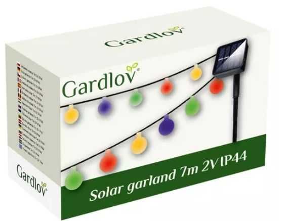 Girlanda solarna 7m 2V IP44 Gardlov