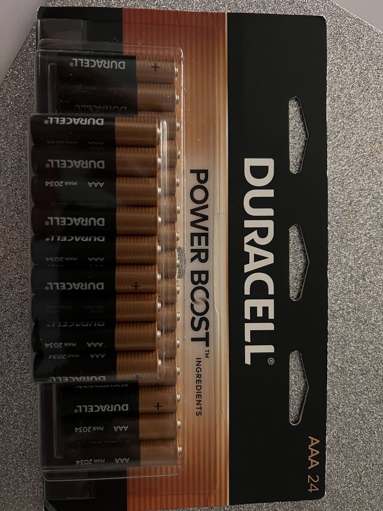 Батарейки DURACELL AAA 24 штуки