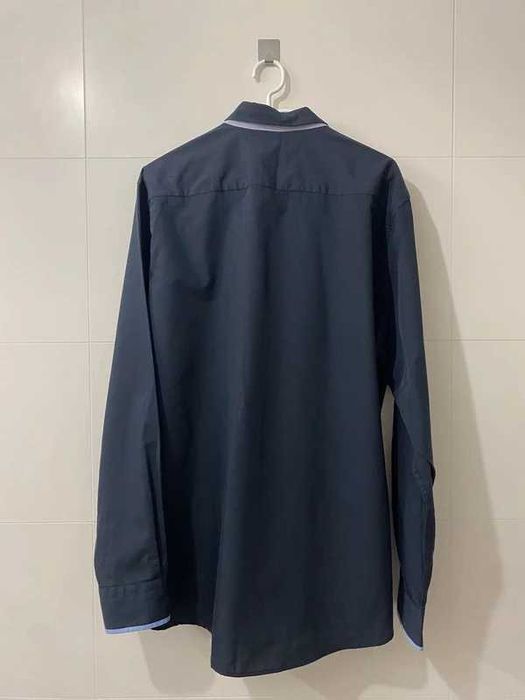 Granatowa męska gładka koszula Ego Man XL/42