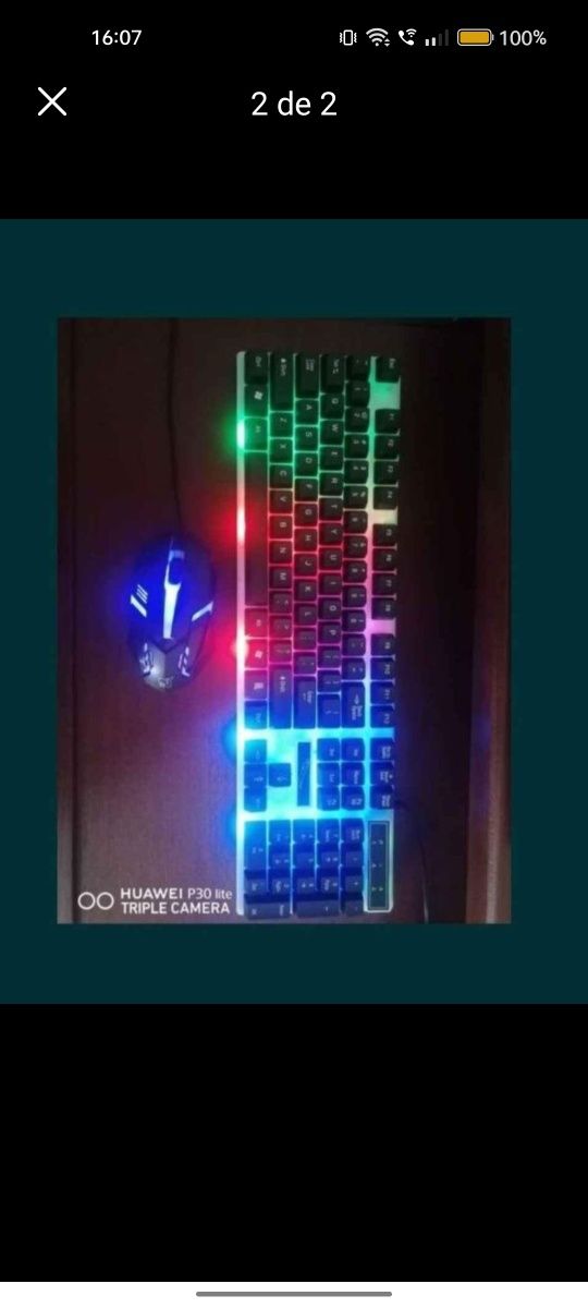 Teclado RGB gaming