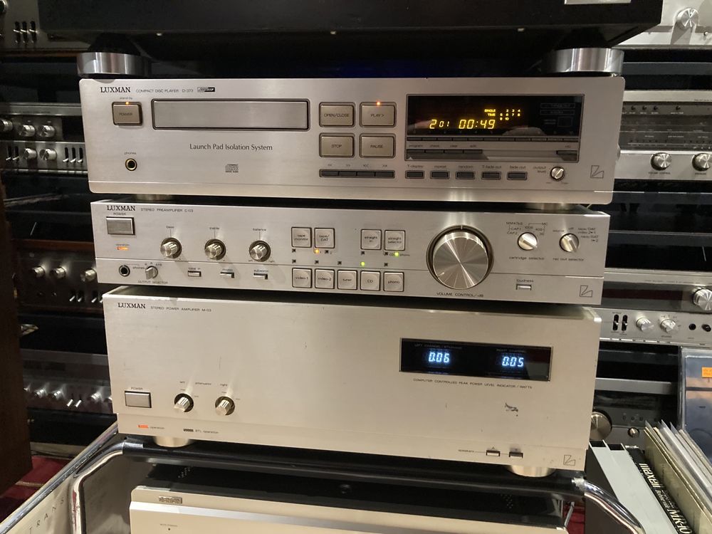 Retrospekcja Luxman M-03 C-03 D-373 Zestaw Hi-end