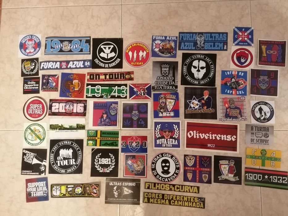 Autocolantes ultras Vários clubes