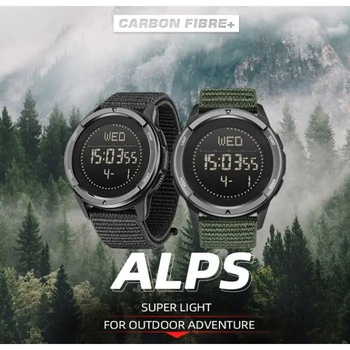 Тактичний годинник з компасом NORTH EDGE ALPS