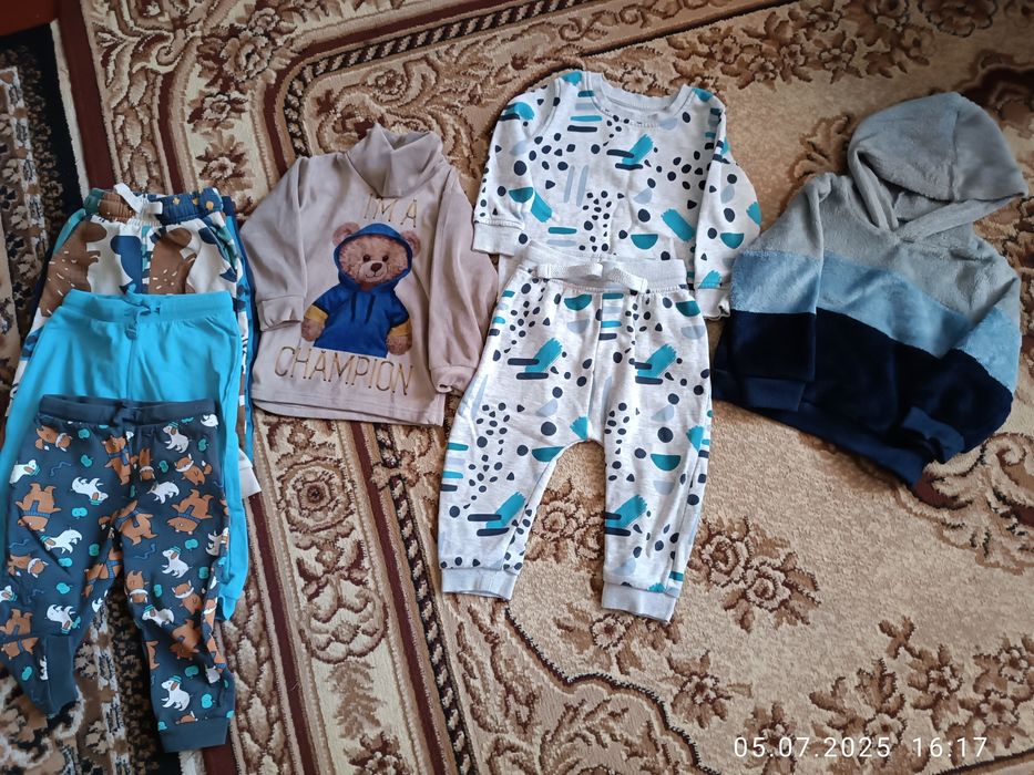 Речі на флісі для хлопчика 80-86