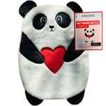 Termofor Pluszowy Miękki Dla Dzieci Smukee Panda Z Serduszkiem 1.2l