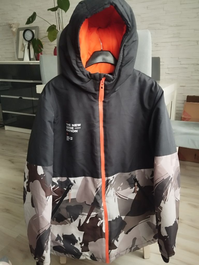 Kurtka zimowa parka Reserved 170 moro jak nowa