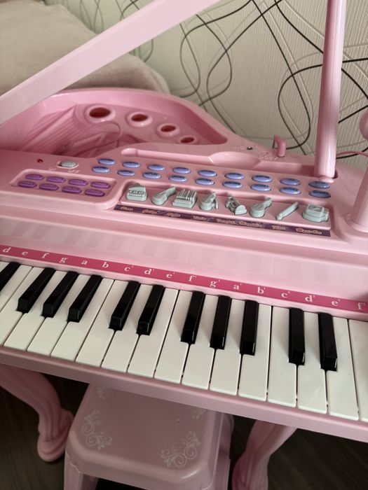 Електронне піаніно синтизатор Baoli з мікрофоном і стільцем, 37 клавіш