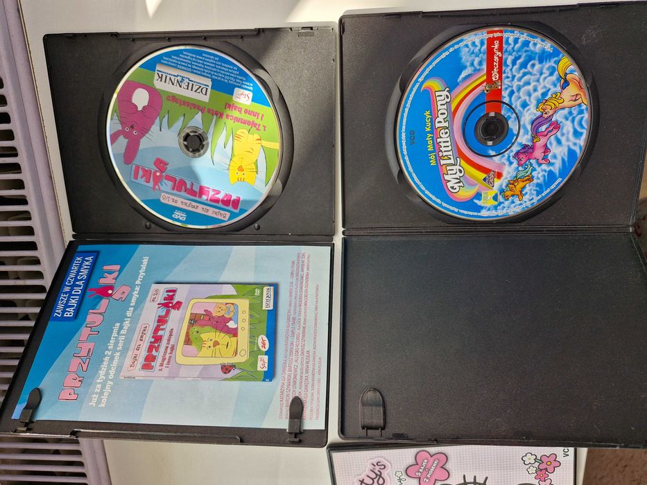 8x płyta dvd filmy, bajki dla dzieci zestaw