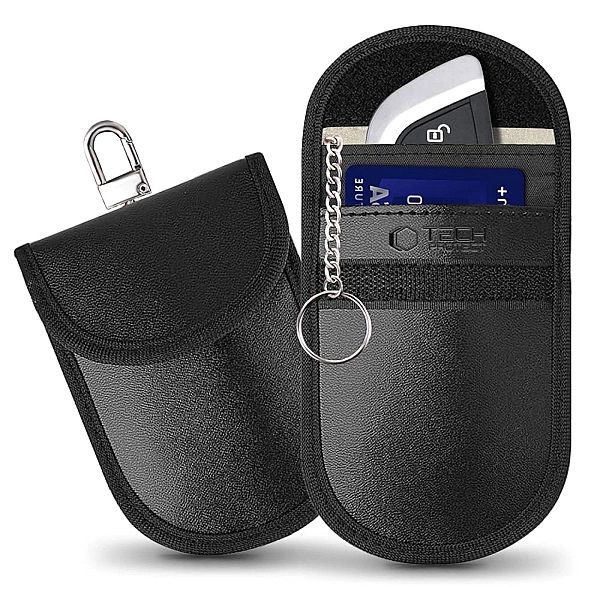 Etui na kluczyki samochodowe Tech-Protect KLR100 blokujące RFID- czarn