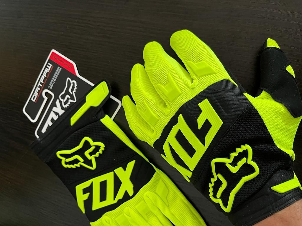 Gogle + rękawice fluo cross enduro quad offroad motocross rowerowe mtb