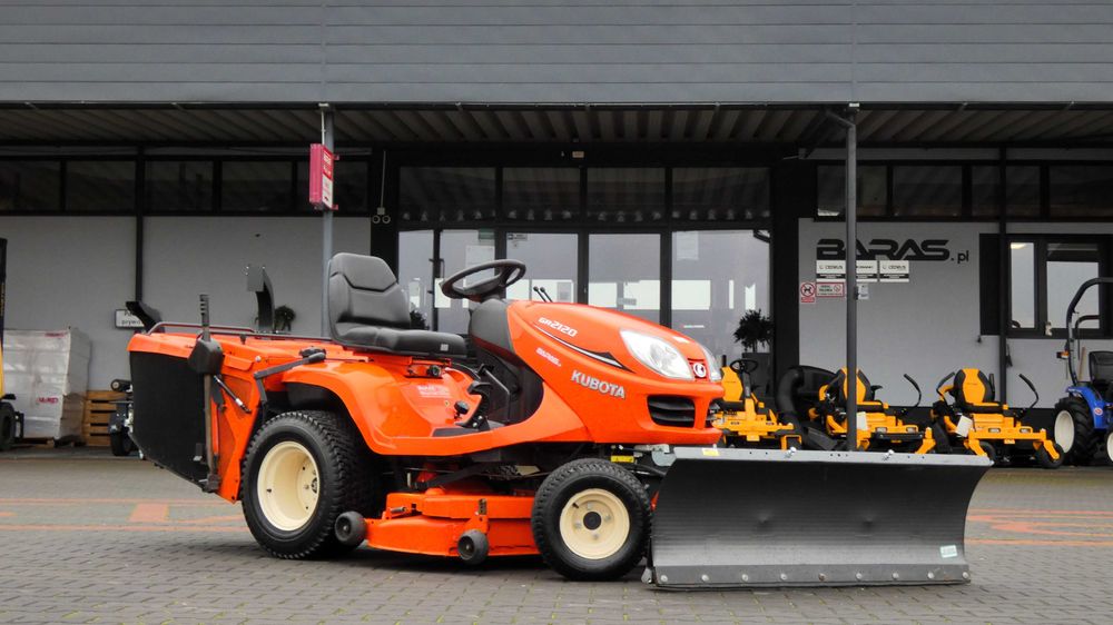 Traktorek kosiarka KUBOTA GR2120 PŁUG Diesel (031101.5) - Baras