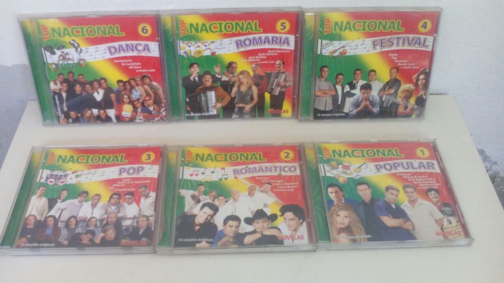 6 CDS originais "Top Nacional"