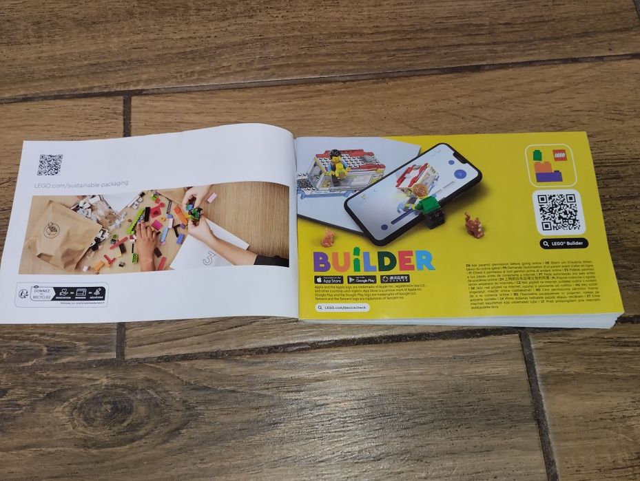 Инструкция от оригинального Лего набора.