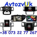 Магнитола HILUX Toyota SURF Хилюкс GPS Tesla 2 дин CarPlay Android 14