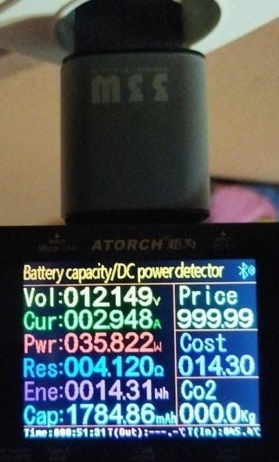 Зарядное устройство GaN KUULAA USB Type C PD 33W (1000)