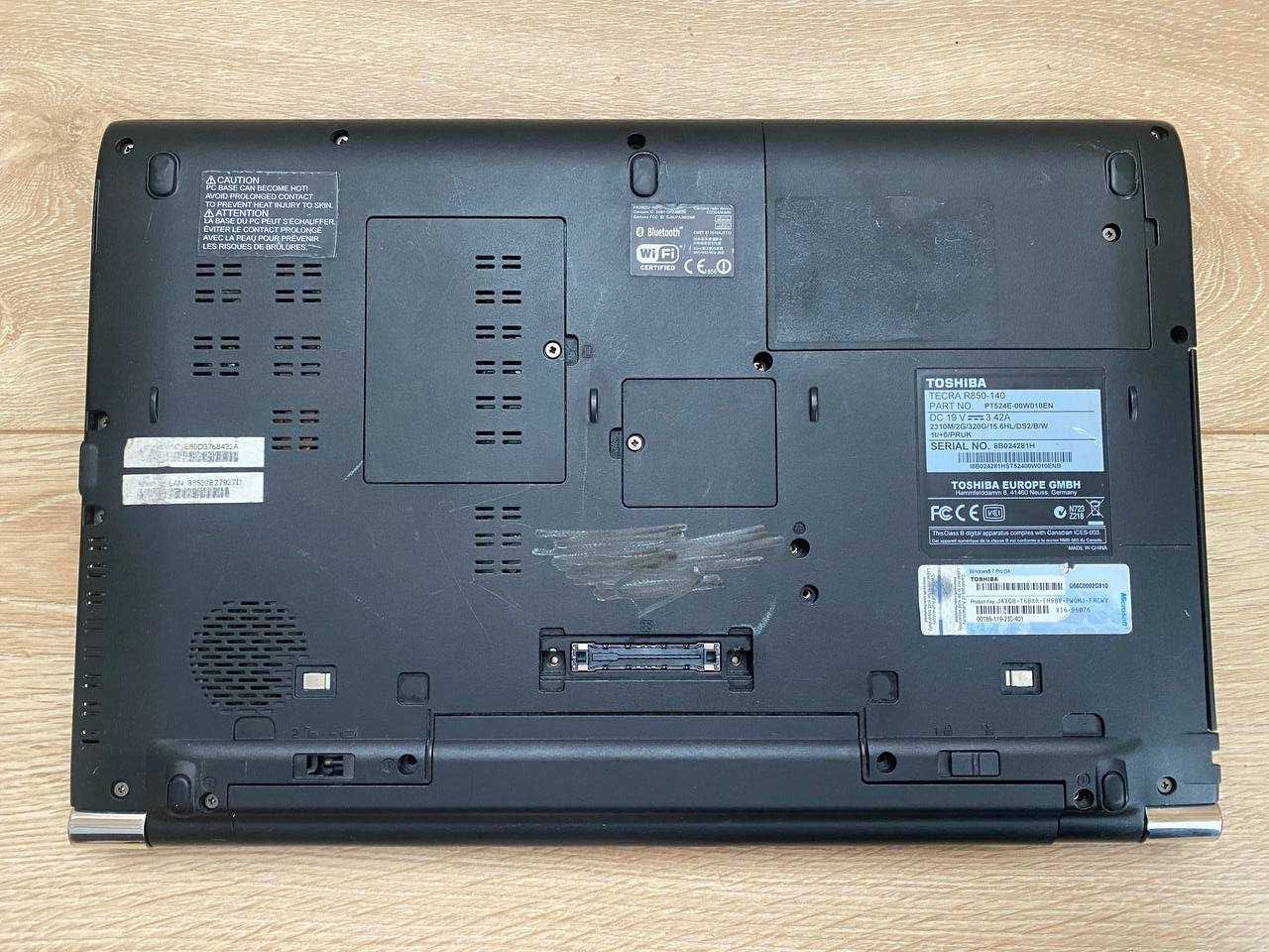 Ноутбук Toshiba Satellite PRO R850 (i3-2310, 4gb, HDD 500gb)