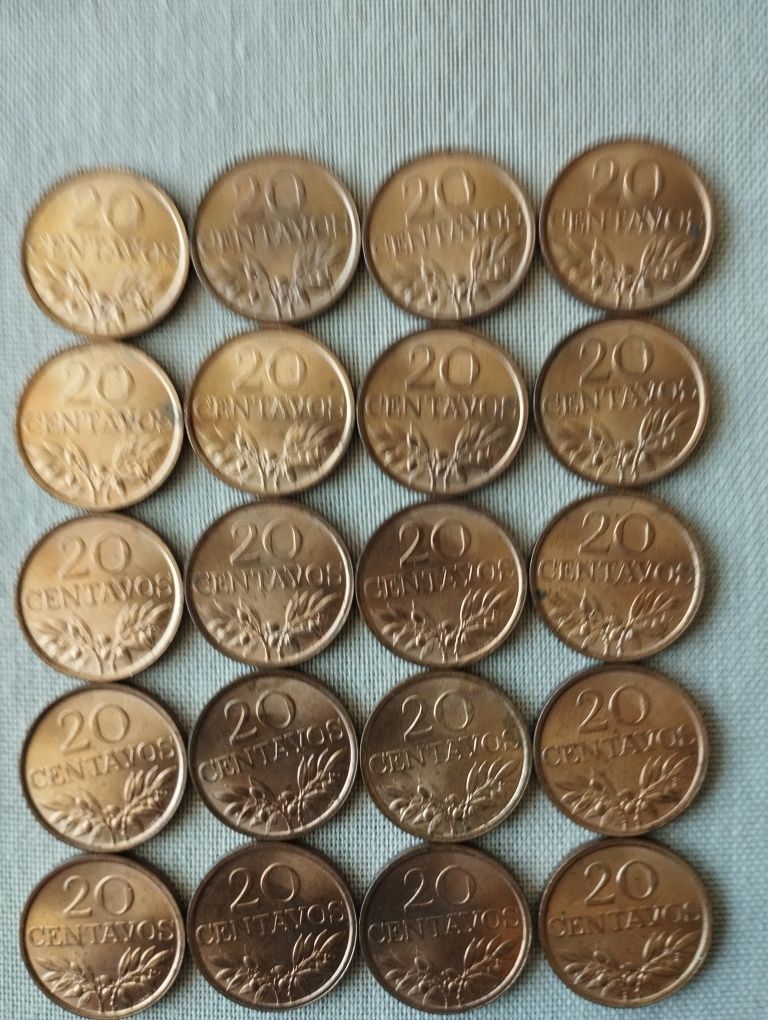 20 Moedas Vinte Centavos 1972