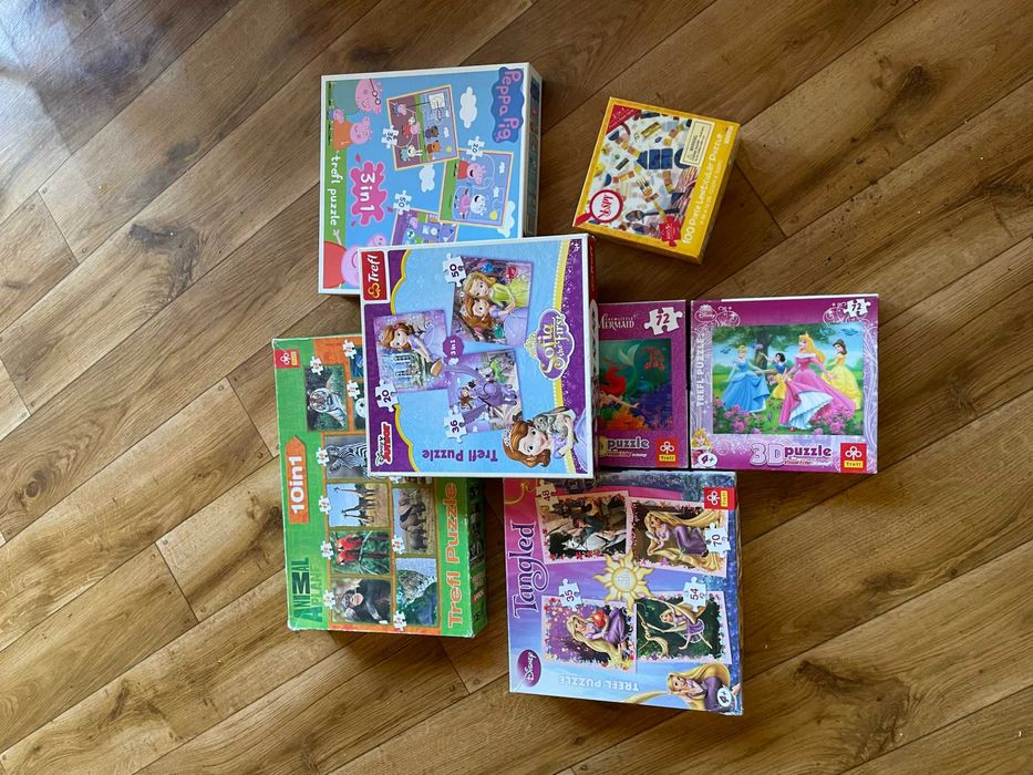 puzzle dla dziewczynki plus soczewkowe gratis