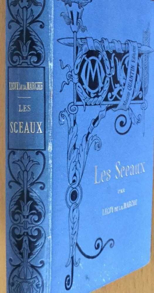 livro: "Les sceaux", de Lecoy de La Marche, edição de 1889