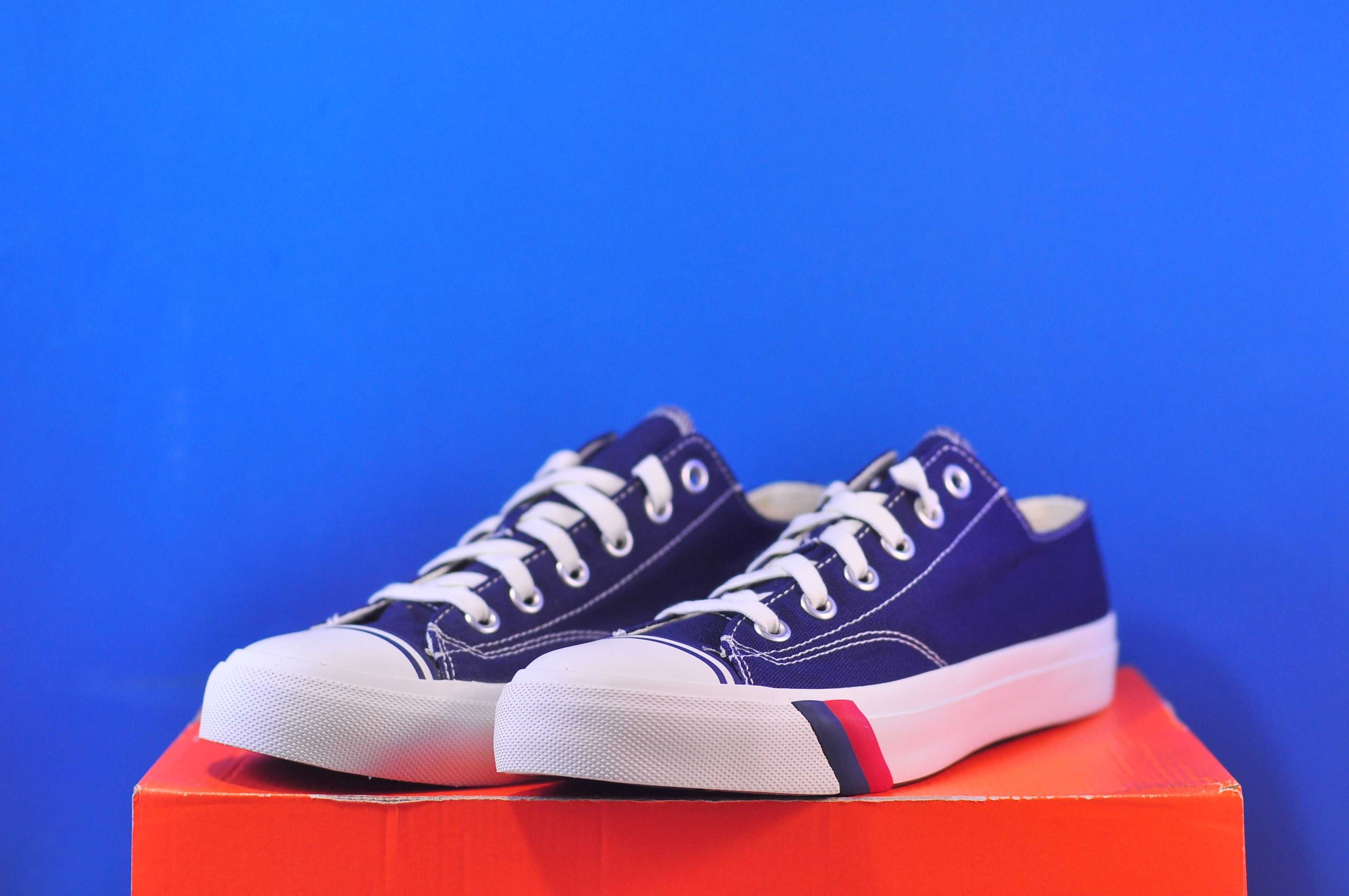 Кросівки Pro-Keds Royal Plus Canvas Blue  , Royal Low Canvas Bordeaux